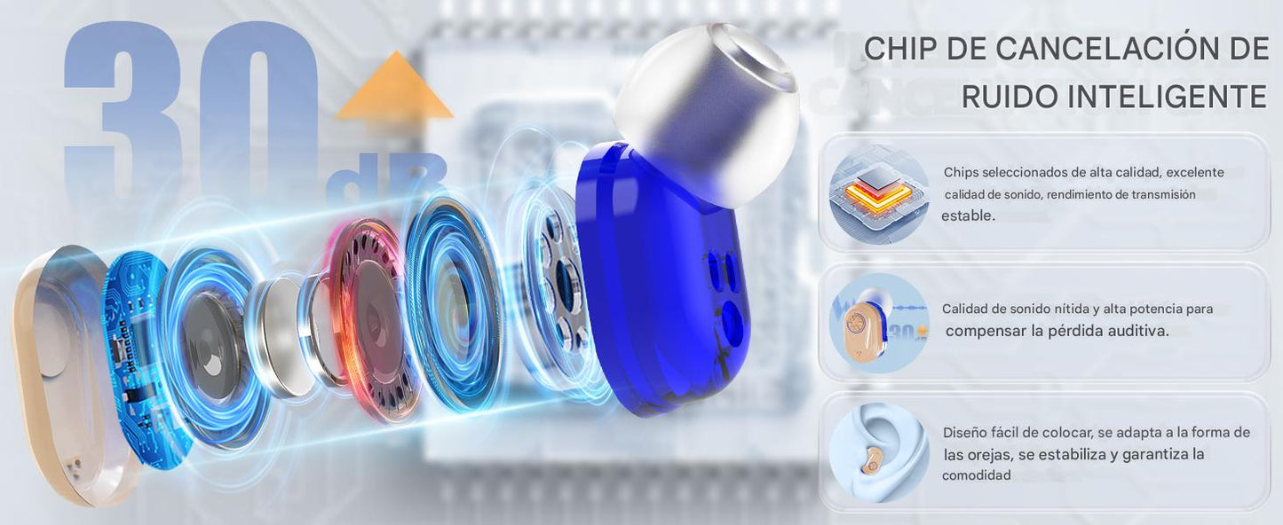 Auriculares amplificadores de sonido