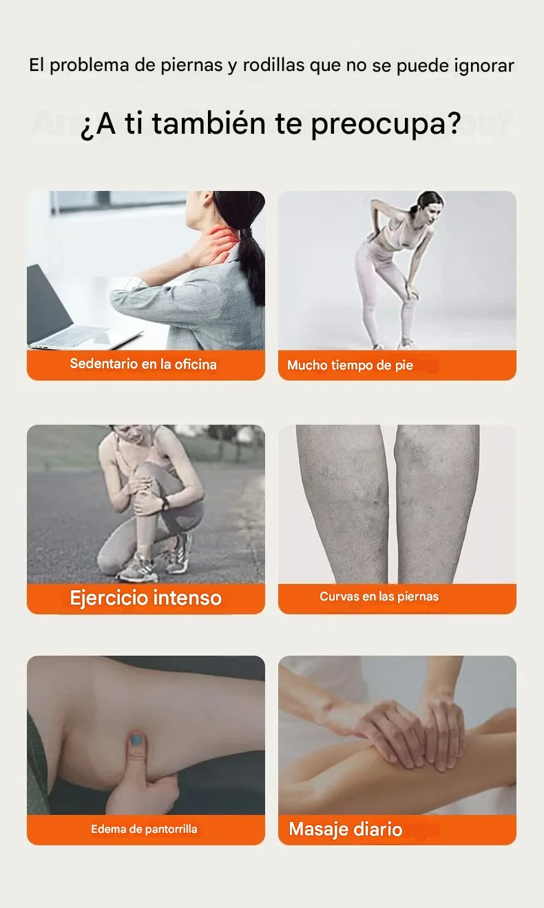 Masajeador de piernas con aire comprimido