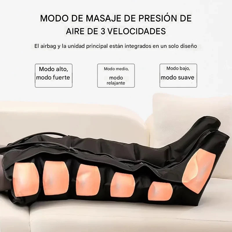 Masajeador de piernas con aire comprimido