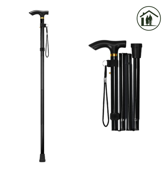 Bastón plegable con altura ajustable