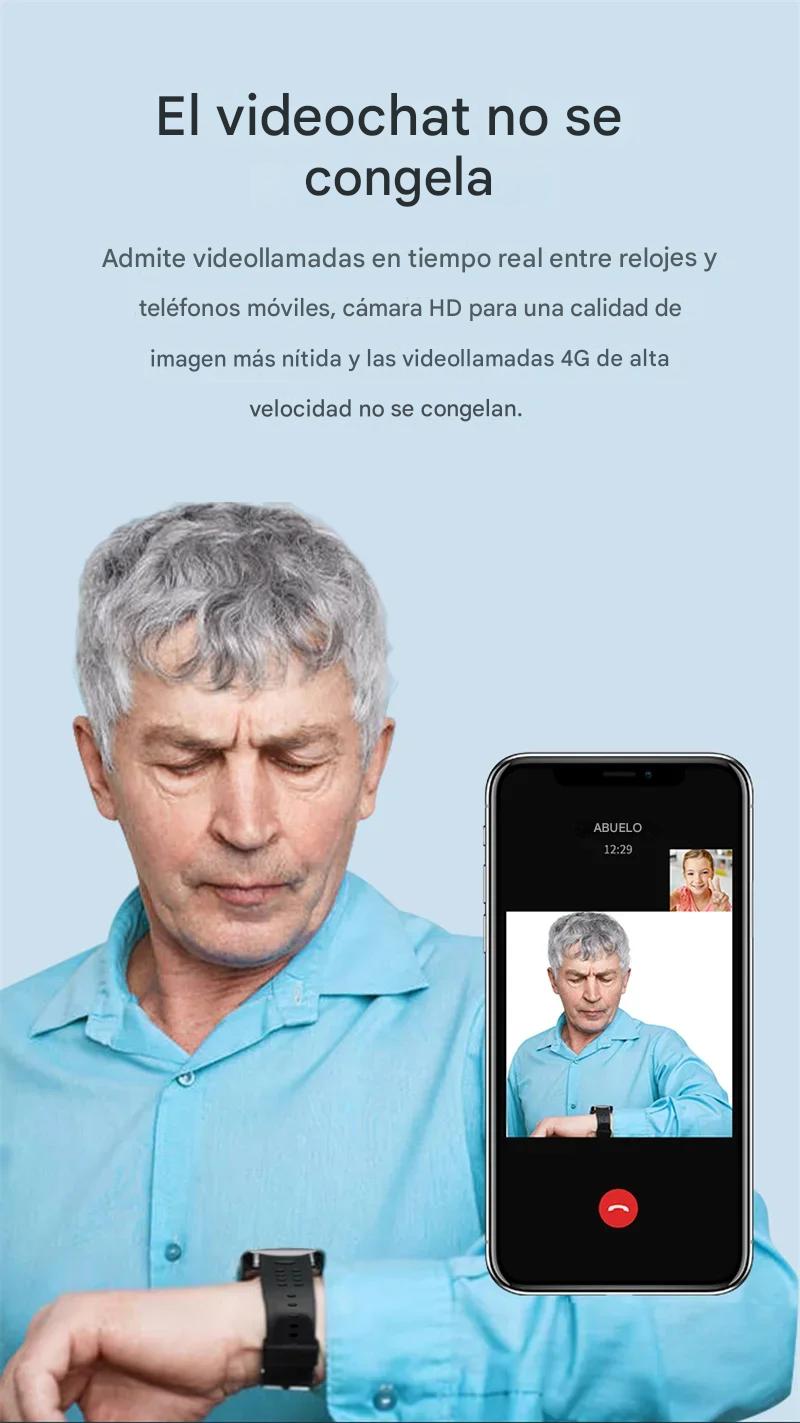 Reloj inteligente de seguridad para personas mayores