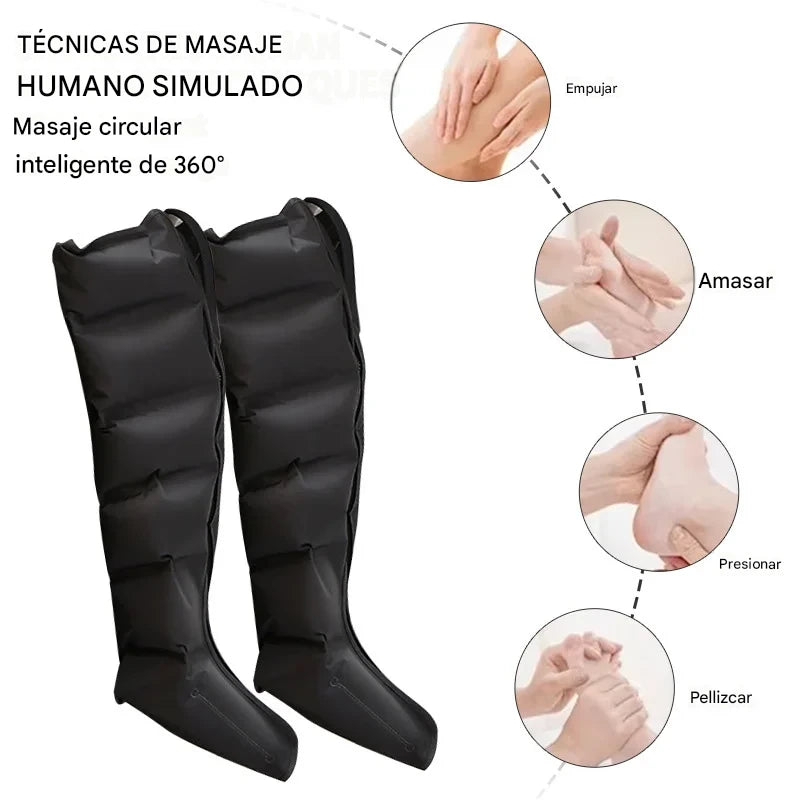 Masajeador de piernas con aire comprimido