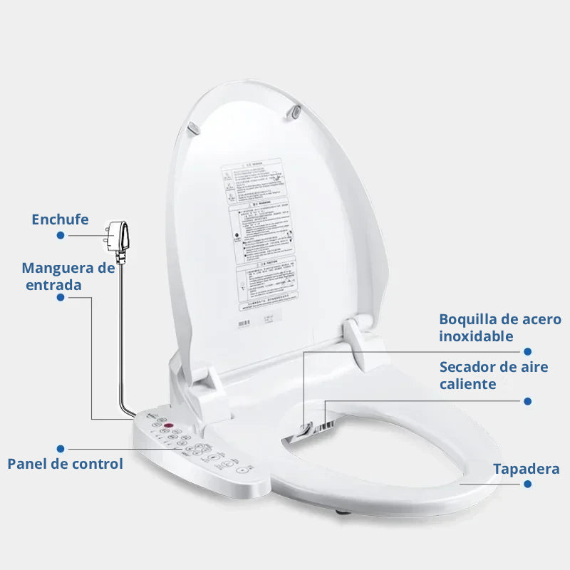 Asiento inteligente para inodoro