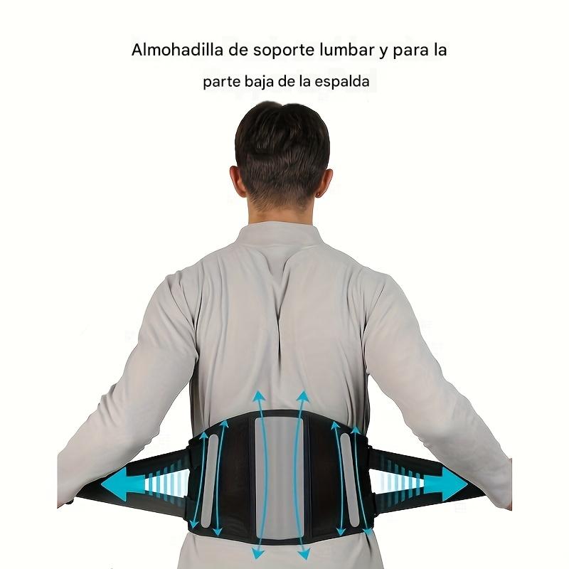Cinturón masajeador lumbar con calor y vibración