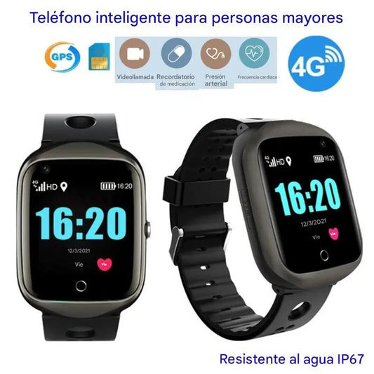 Reloj inteligente de seguridad para personas mayores