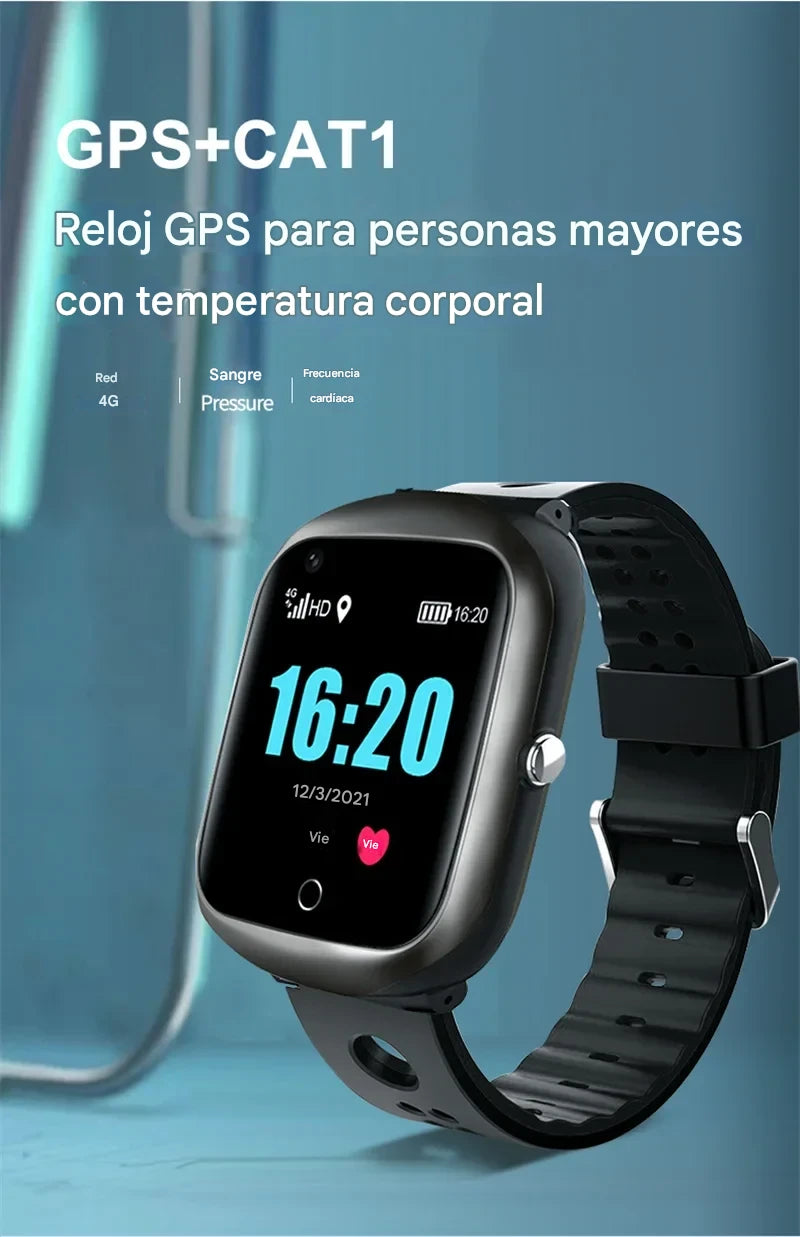 Reloj inteligente de seguridad para personas mayores