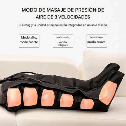 Masajeador de piernas con aire comprimido