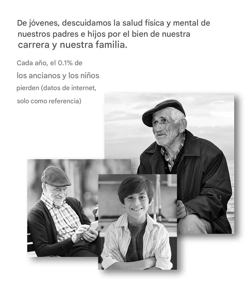 Reloj inteligente de seguridad para personas mayores