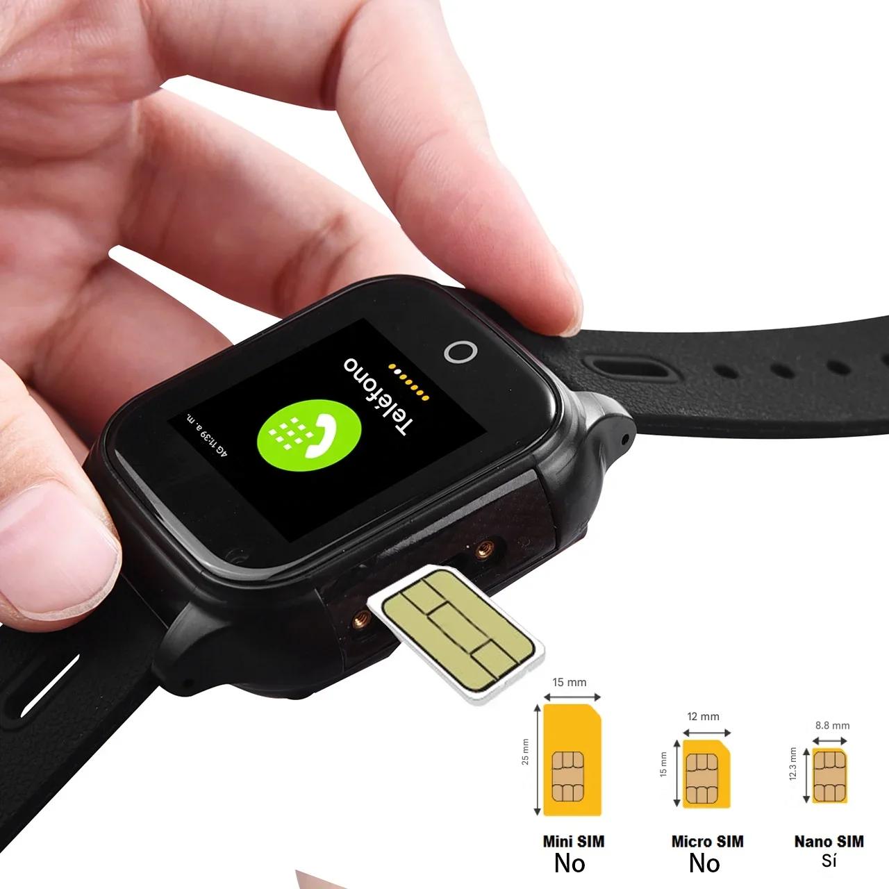 Reloj inteligente de seguridad para personas mayores