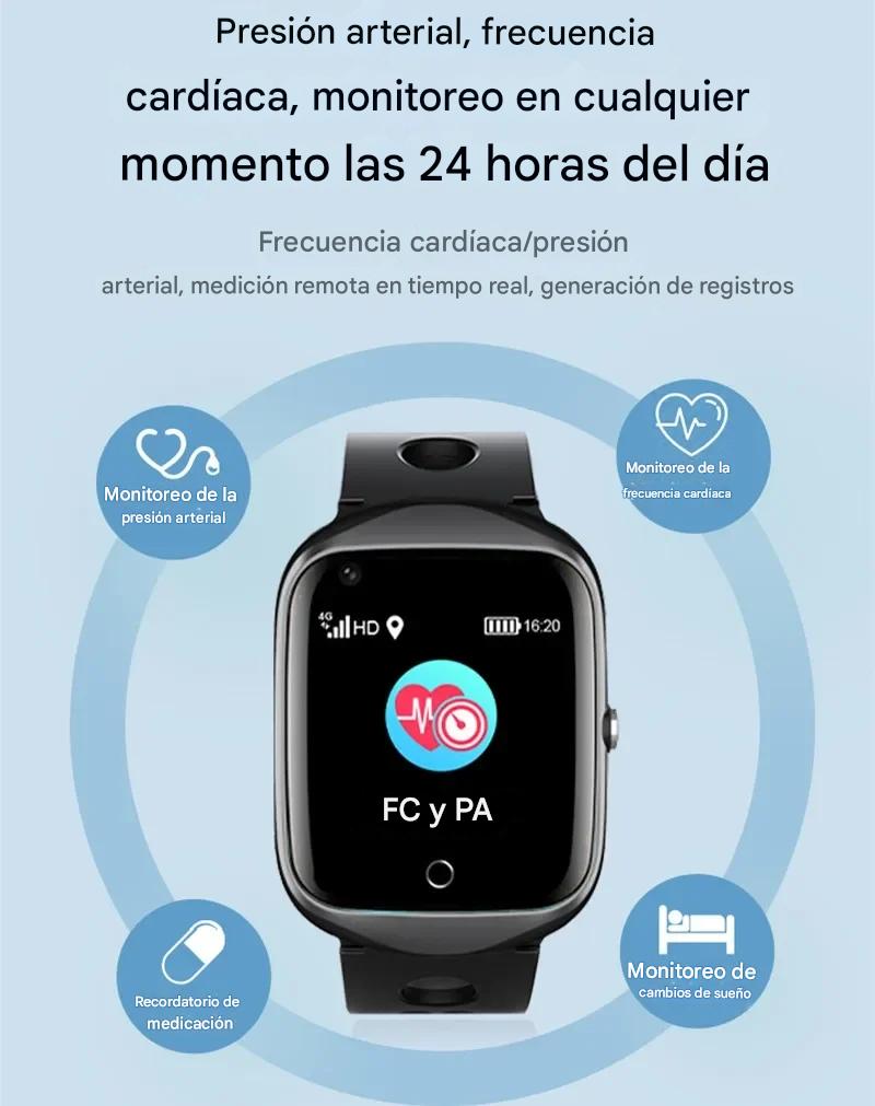 Reloj inteligente de seguridad para personas mayores
