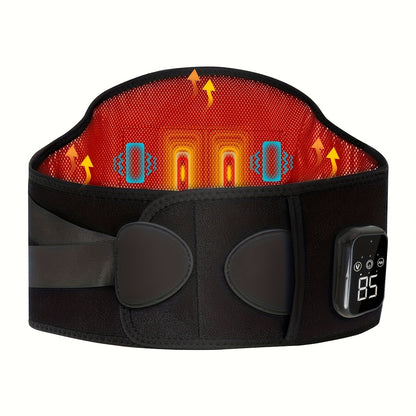 Cinturón masajeador lumbar con calor y vibración